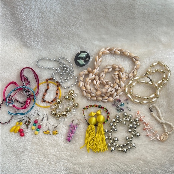 🍓Colorful Kid's and Women's Accessory Set bracelets earrings necklaces - Picture 1 of 1